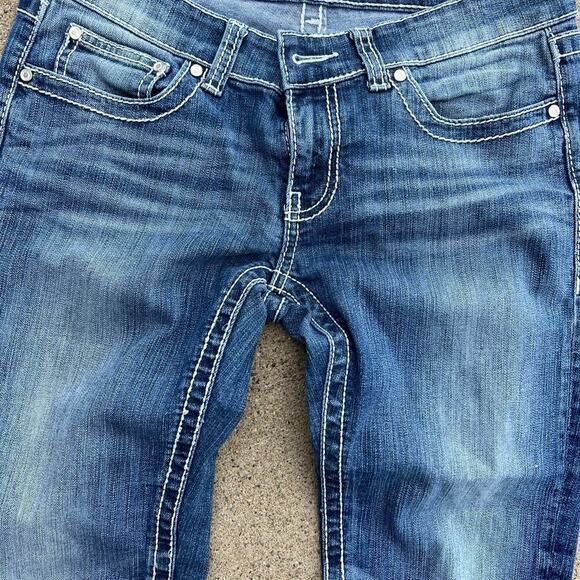 BKE DENIM-Sabrina 28 women's capri length jeans, stretch - Picture 2 of 6